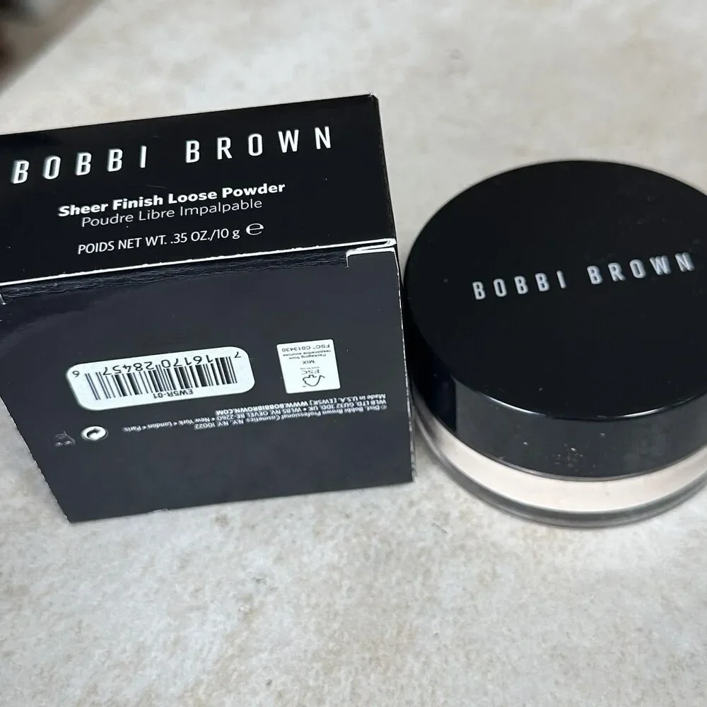 Bobbi Brown Sheer Finish Loose Powder Pale Yellow 0.35oz Face Makeup Setting